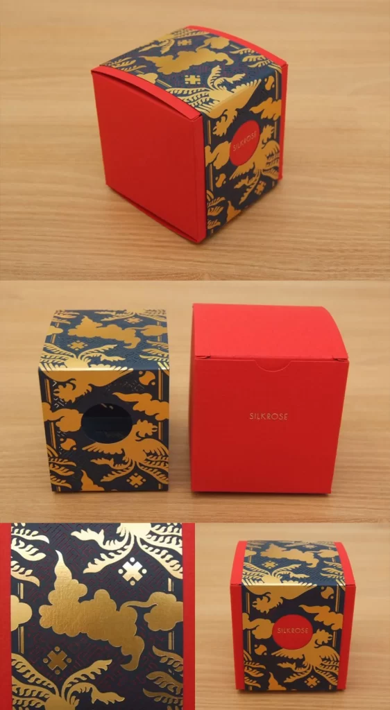 Pasta Packaging Silkrose Red Gold Traditional
