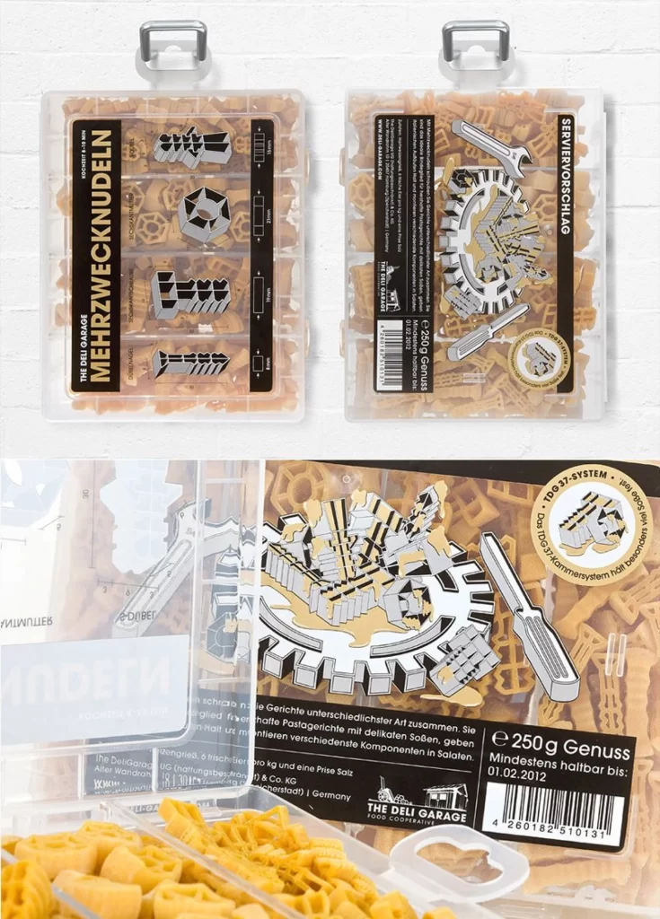 Pasta Packaging The Deli Garage Yellow Black Industrial Design