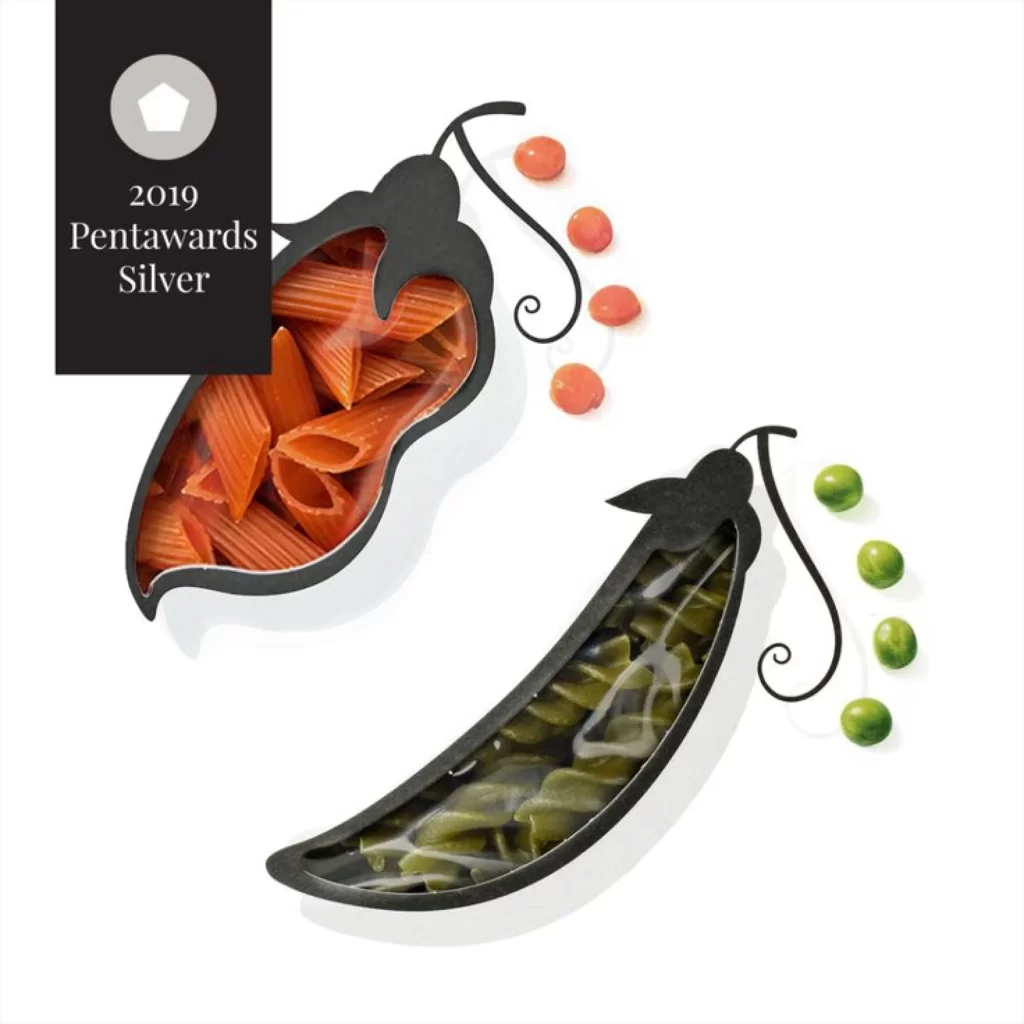 Pasta Packaging Vibrant Playful Creative Design
