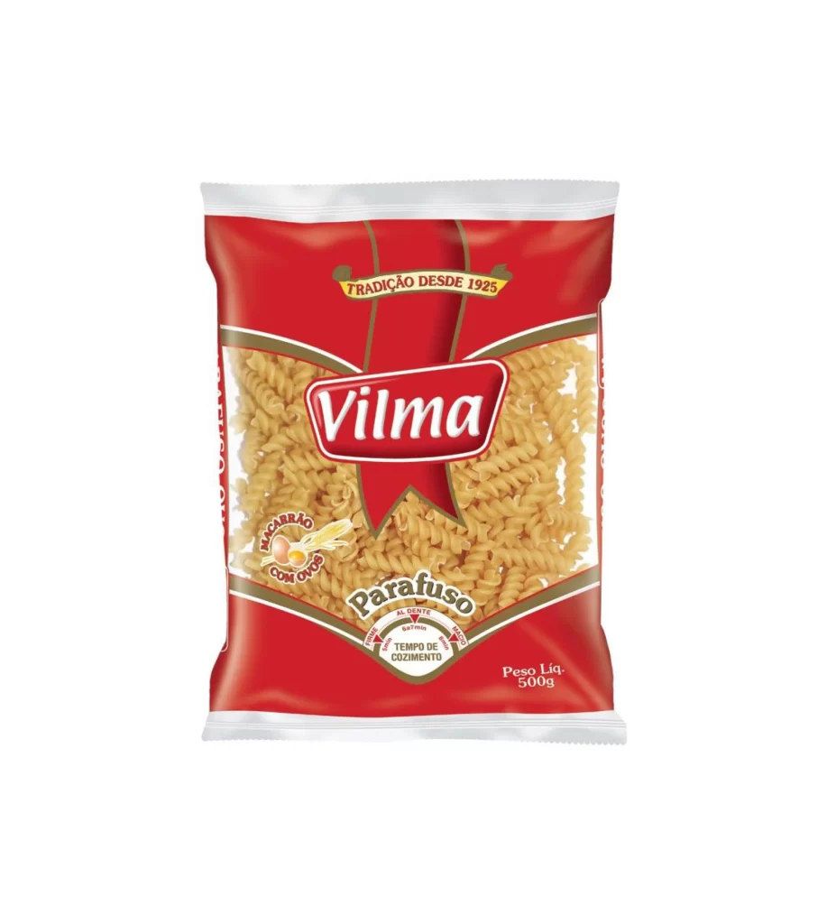 Pasta Parafuso Vilma Red Yellow Traditional