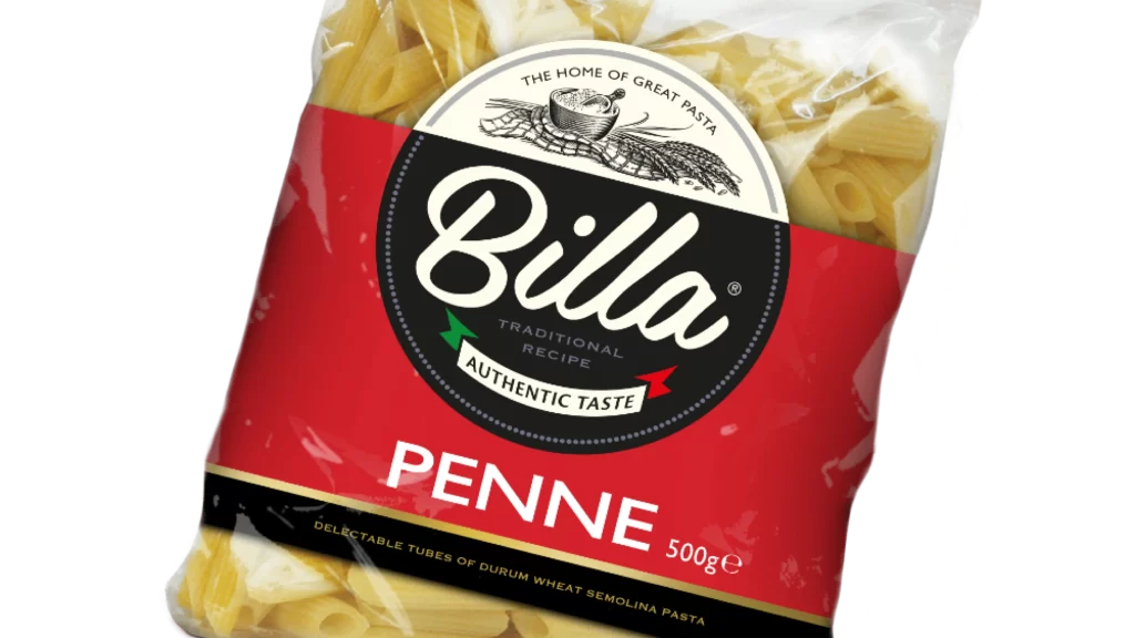 Pasta Penne Billa Red Black White