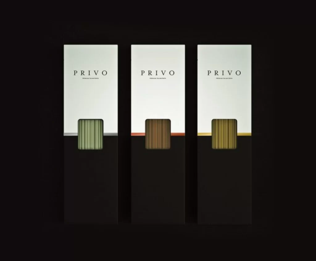 Pasta Privo White Black Green Brown Yellow