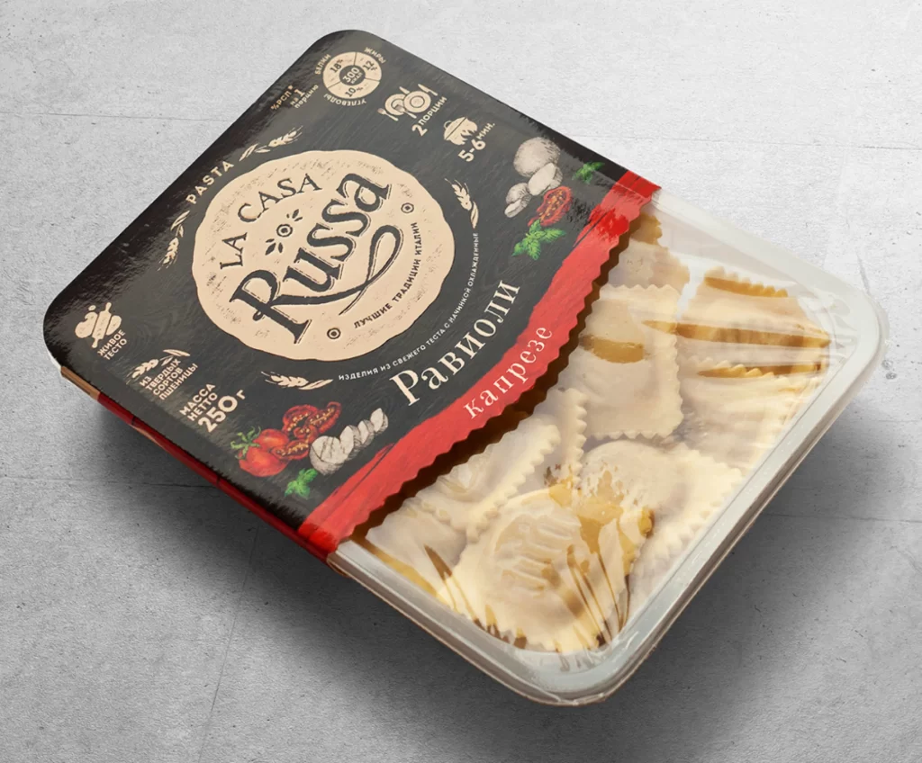 Pasta Ravioli Lacasarusa Black Red