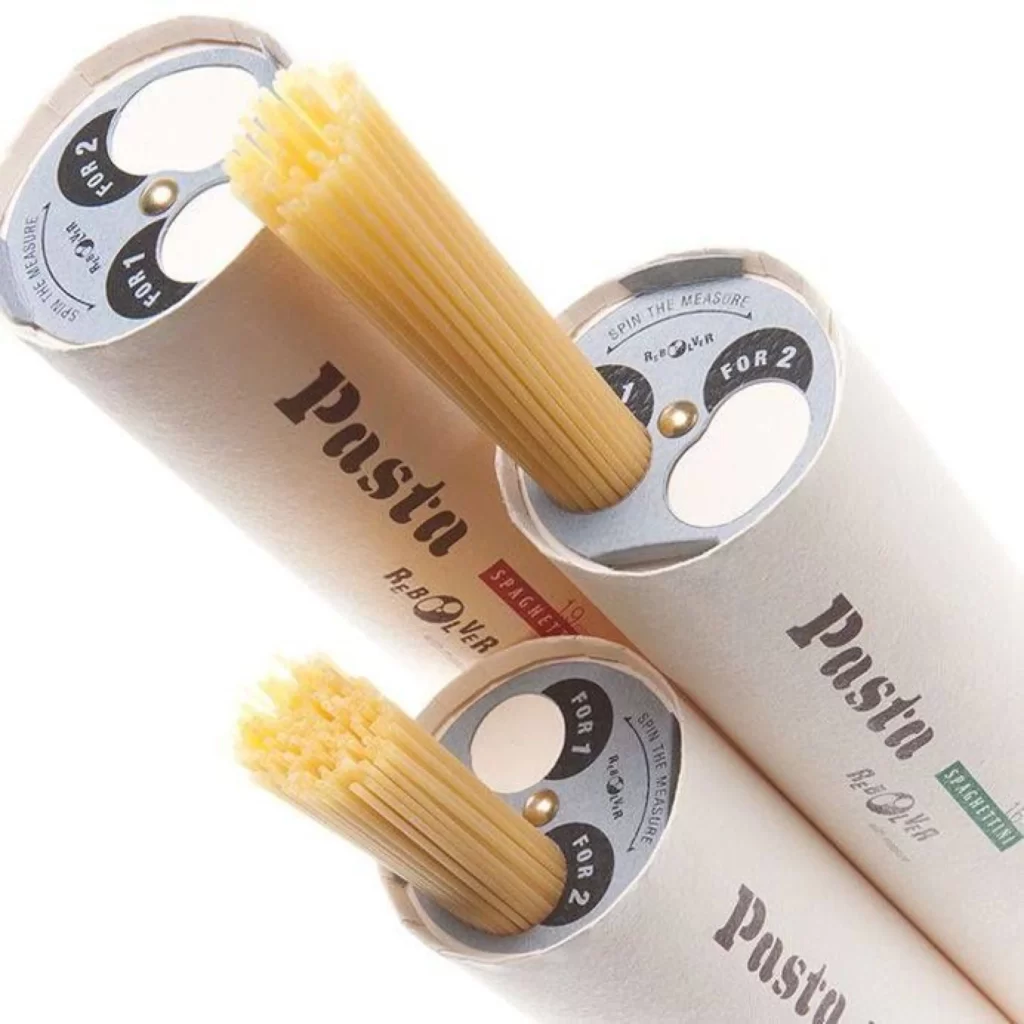 Pasta Re-loader Spaghetti White Black Typography