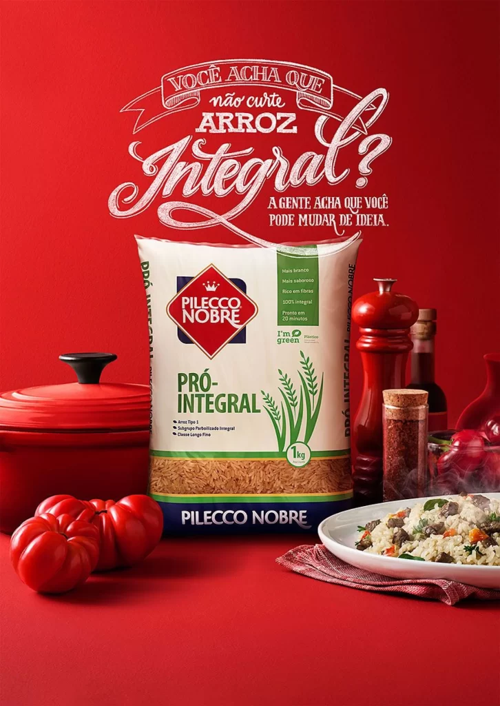 Pasta Rice Whole Grain Red Green