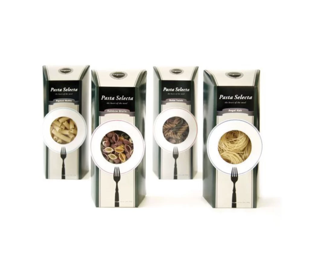 Pasta Selecta Modern Minimalist Colorful Illustration