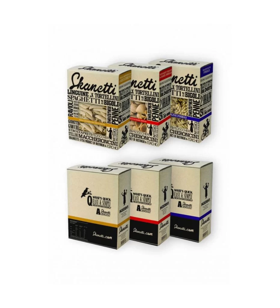 Pasta Shanetti Variety Packaged