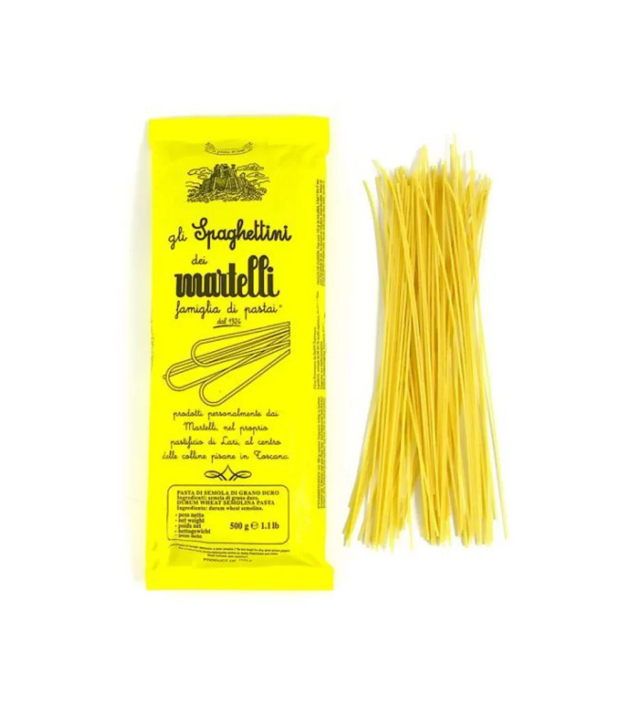 Pasta Spaghetti Yellow Black Traditional