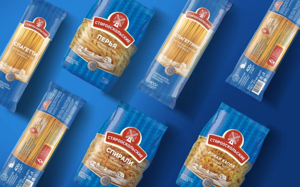 Pasta Starooskolskie Blue Red Yellow