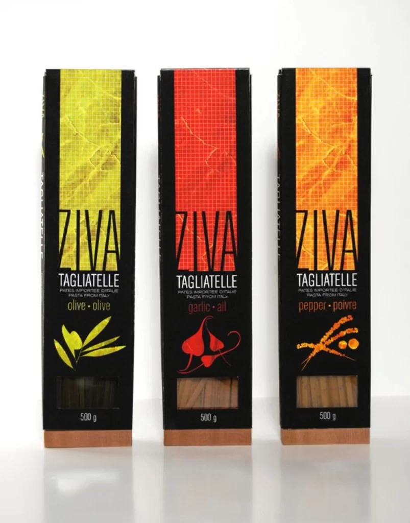 Pasta Tagliatelle Ziva Olive Garlic Pepper