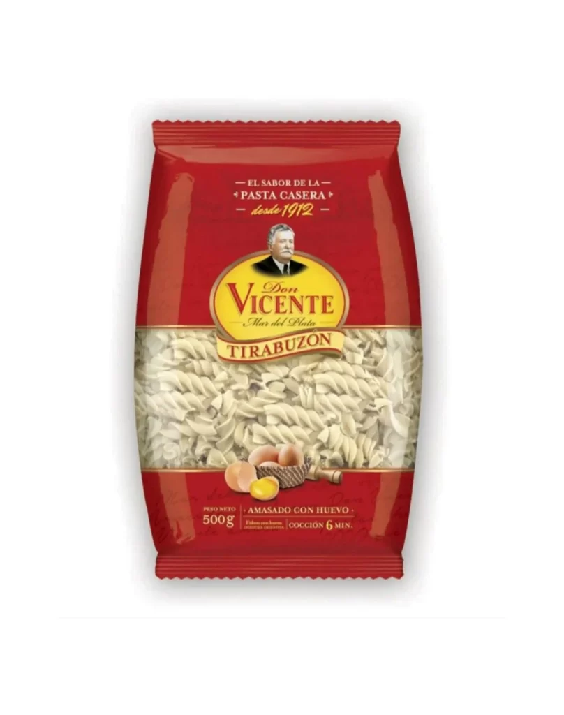 Pasta Tirabuzon Don Vicente Red Yellow Traditional