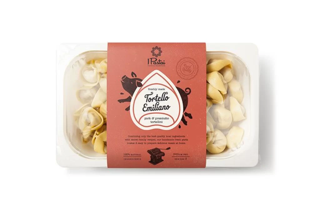 Pasta Tortellino Emiliano Red White Handmade