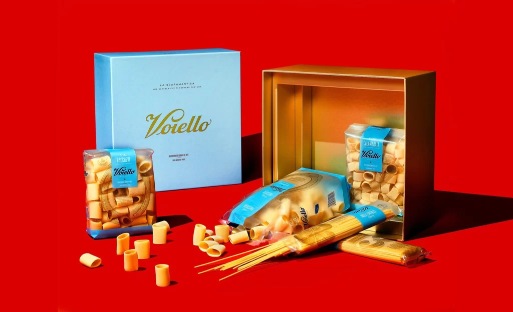Pasta Voiello Blue Gold Elegant