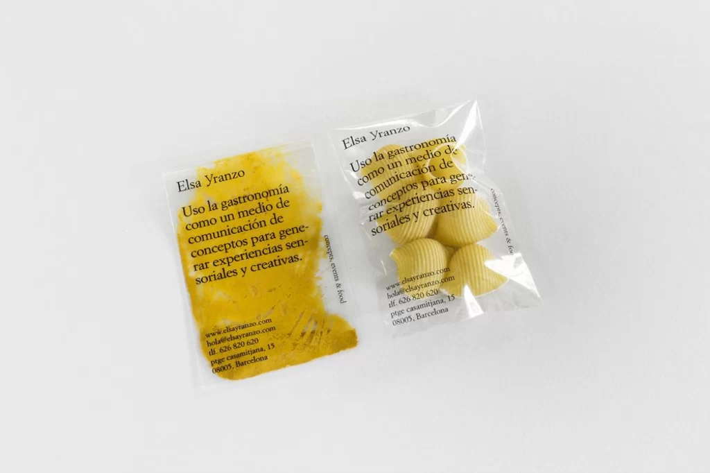 Pasta Yellow Modern Minimalist Typography