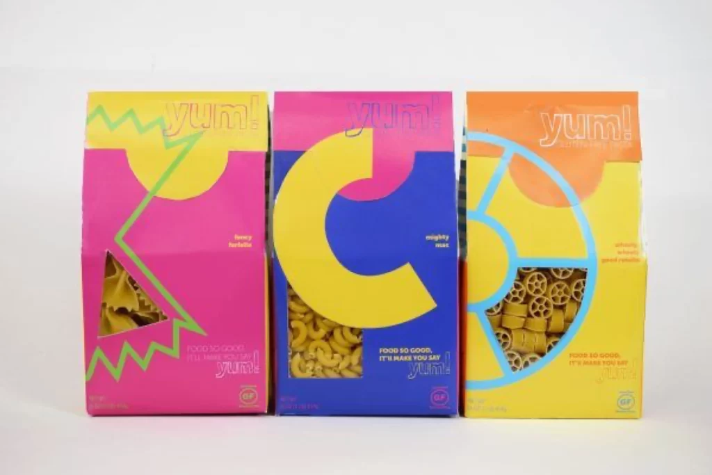 Pasta Yum! Vibrant Colors Modern Design