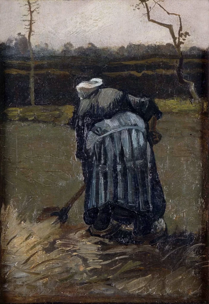 Peasant Woman by the Digging Van Gogh