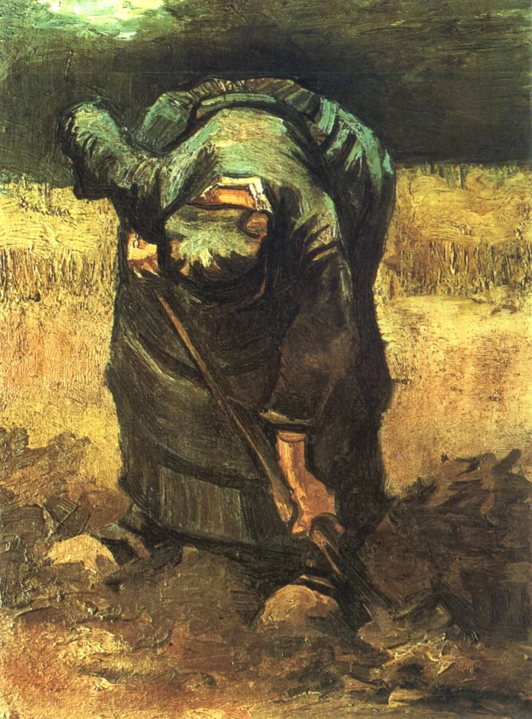 Peasant Woman Digging Van Gogh