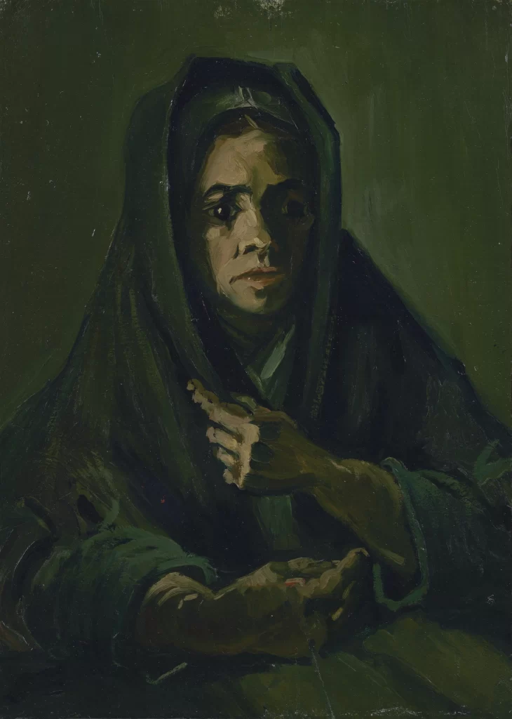 Peasant Woman with Dark Hood Van Gogh