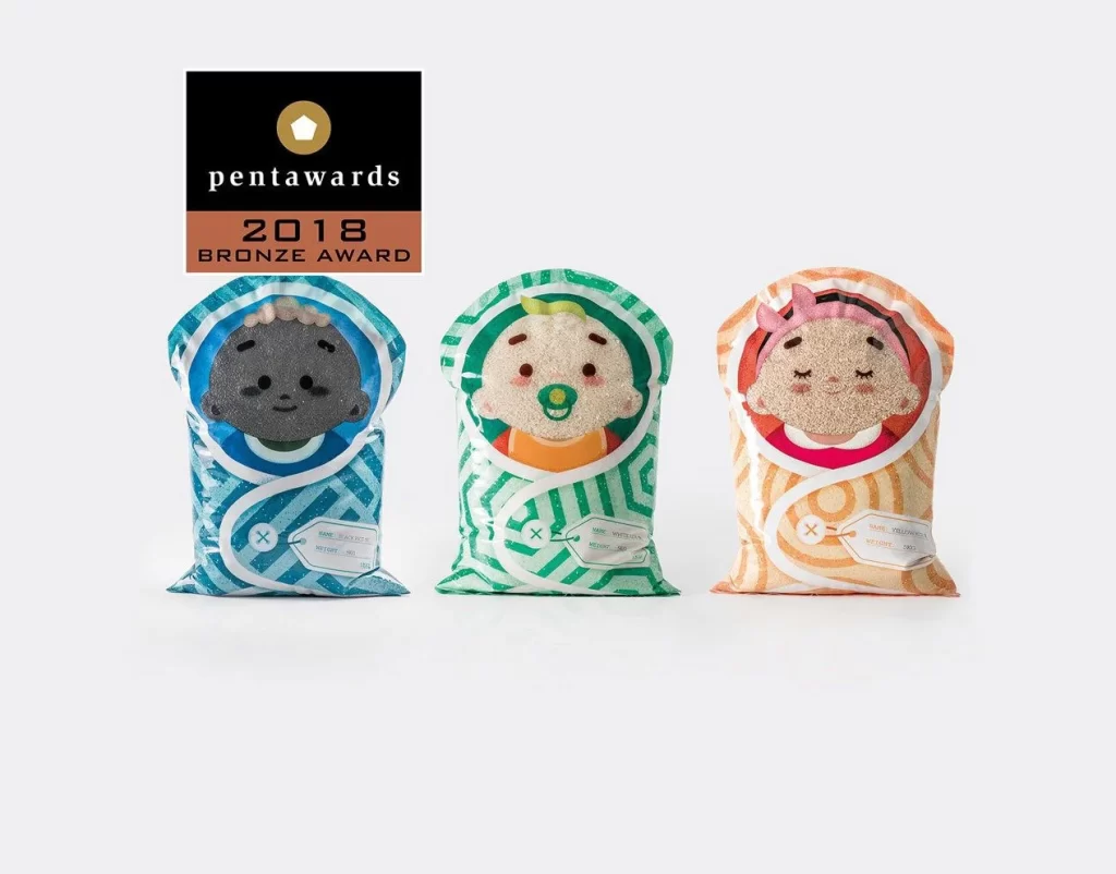 Pentawards 2018 Bronze Award Baby Face Ramen