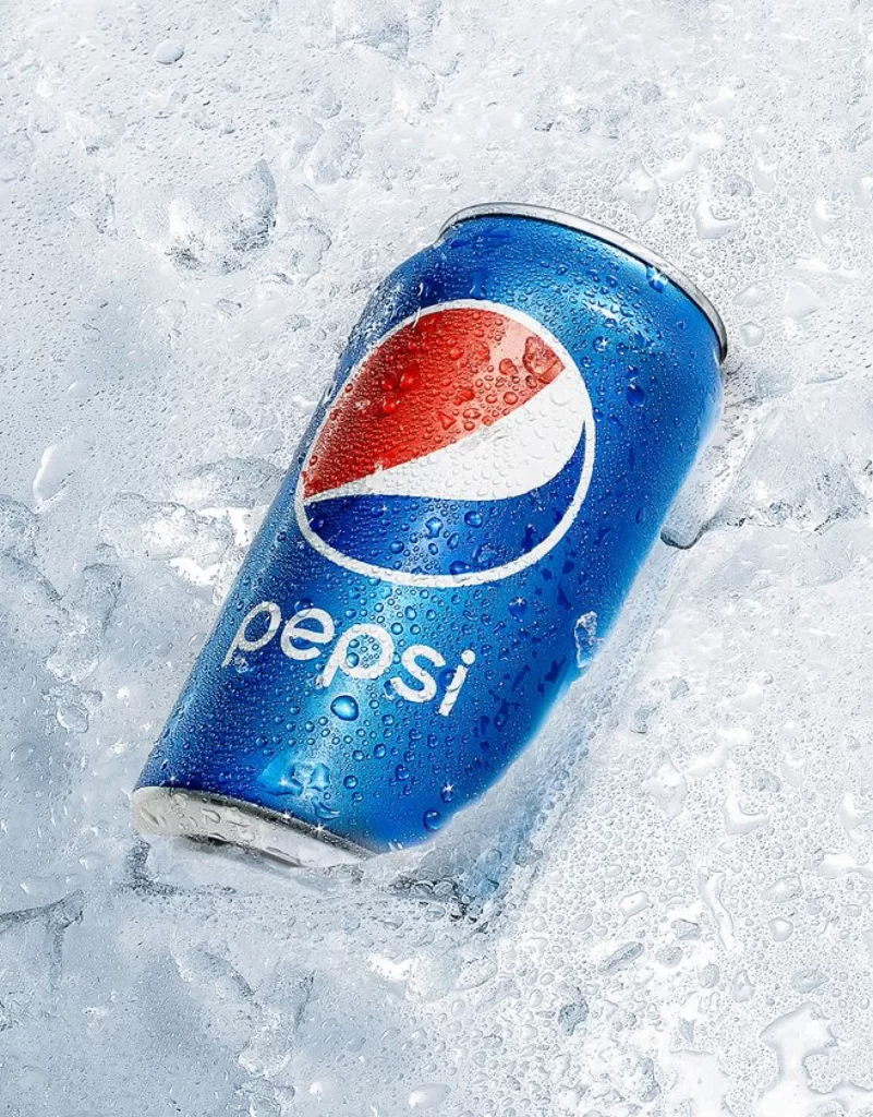 Pepsi Can Ice Cold Beverage