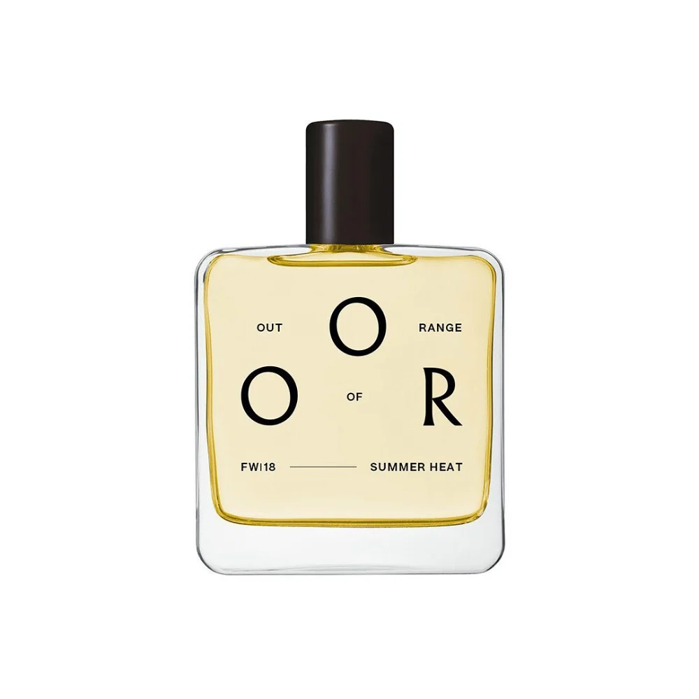 Perfume Bottle Clear Yellow Modern Minimalist Design