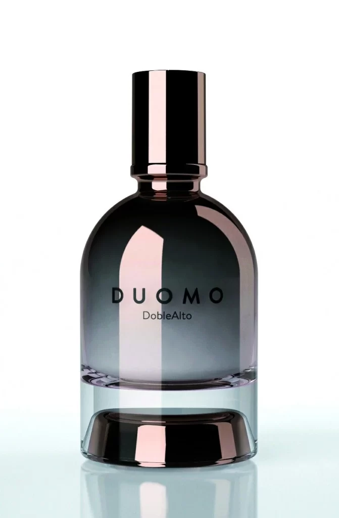 Perfume Bottle Glass Rose Gold Modern Minimalist Design