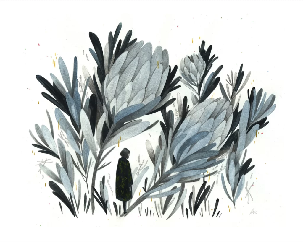 Person Nature Plants Leaves