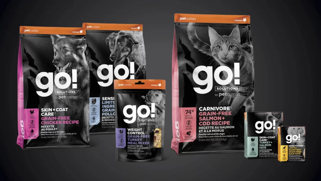 Pet Food Dog Food Chicken Salmon Cat Food GO! Black Pink Orange