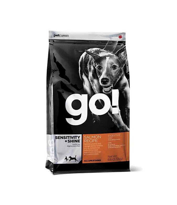 Pet Food Salmon Recipe Black Orange White Branding