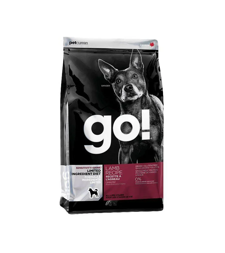 Petcurean Dog Food Lamb Black Red Dog