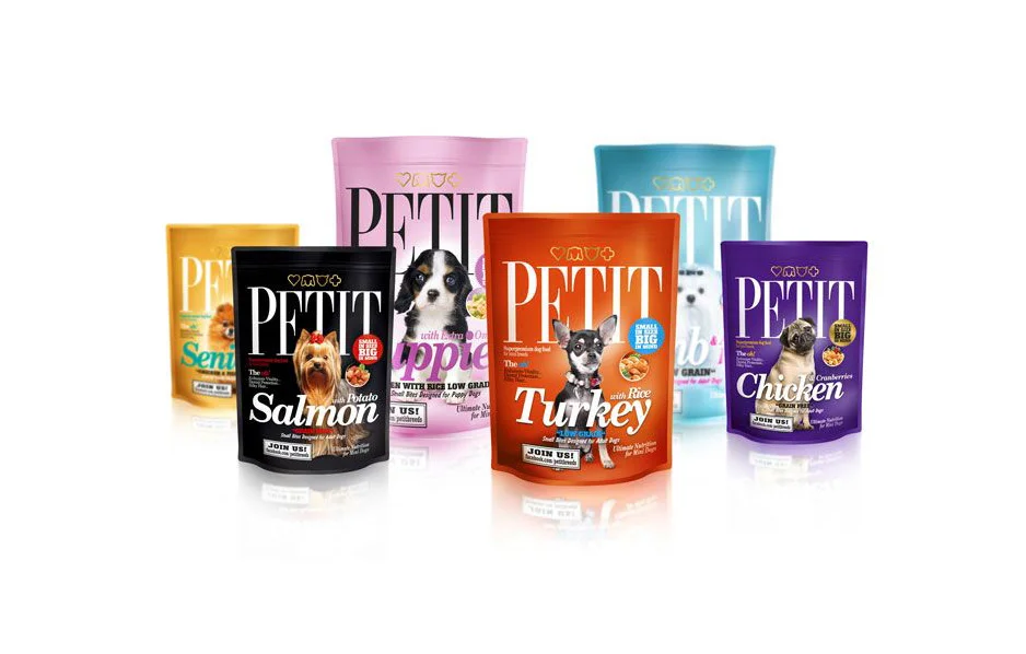 PETIT Dog Food Salmon Turkey Chicken
