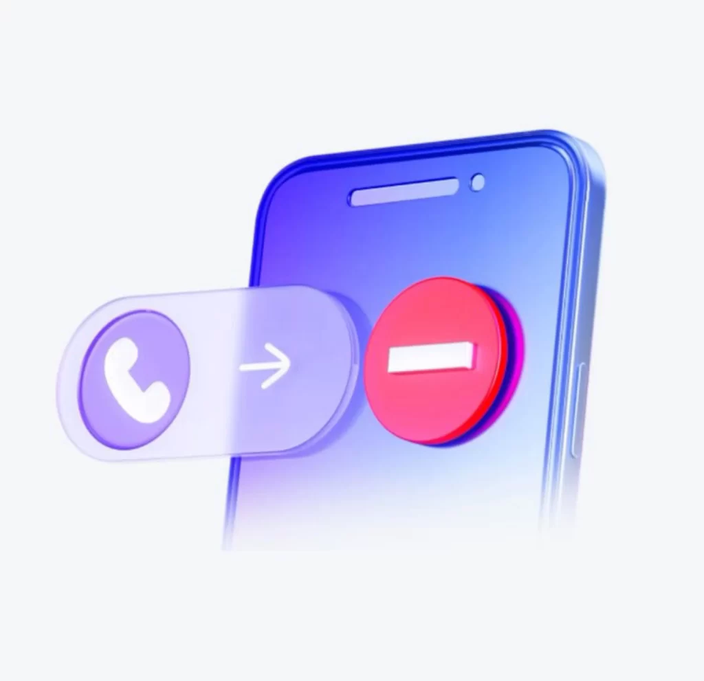 Phone Call End Button