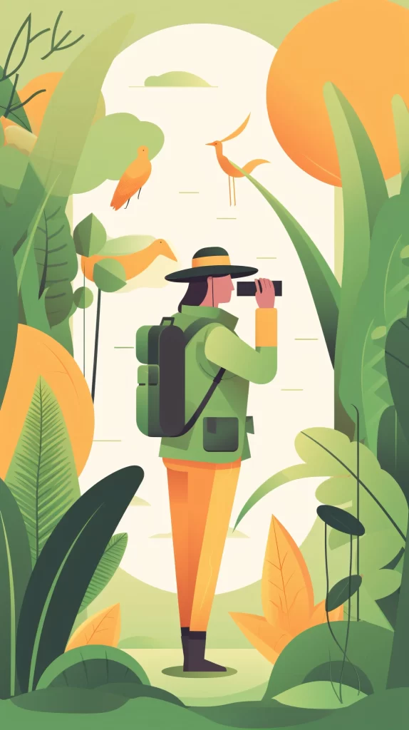 Photographer Green Yellow Nature Vector