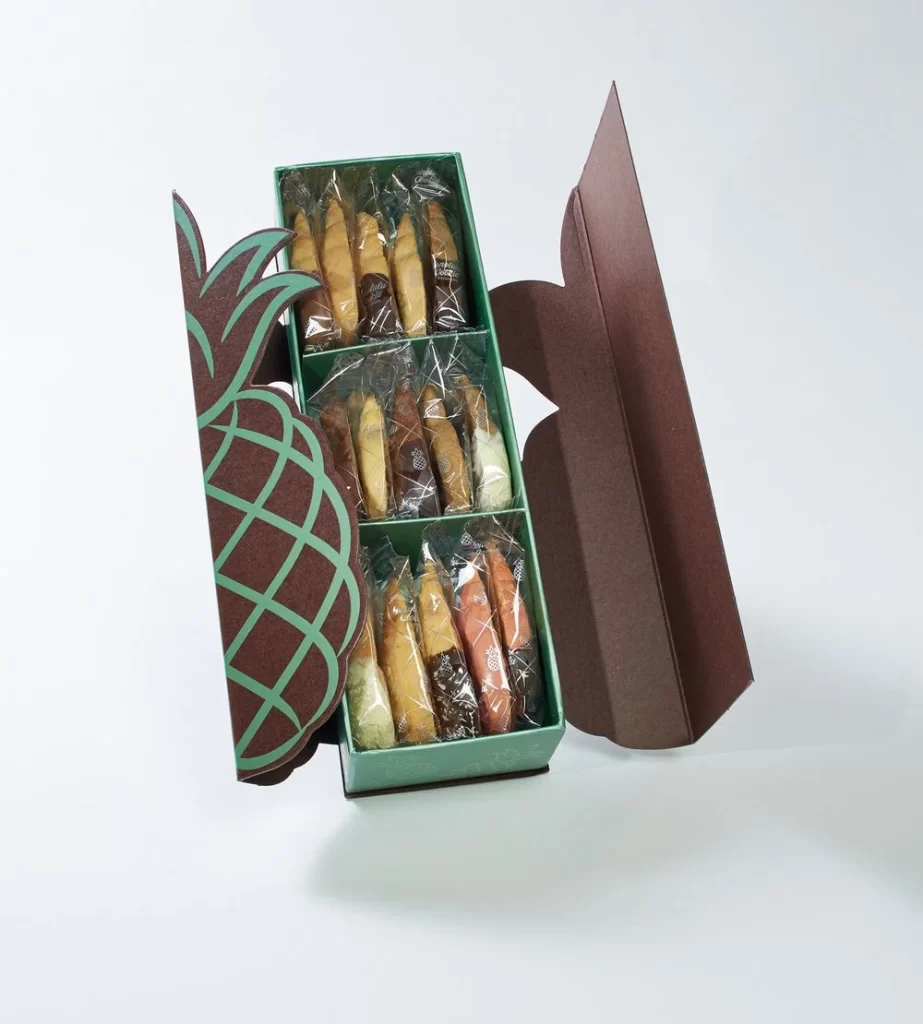 Pineapple Pet Treats Tropical Green Brown