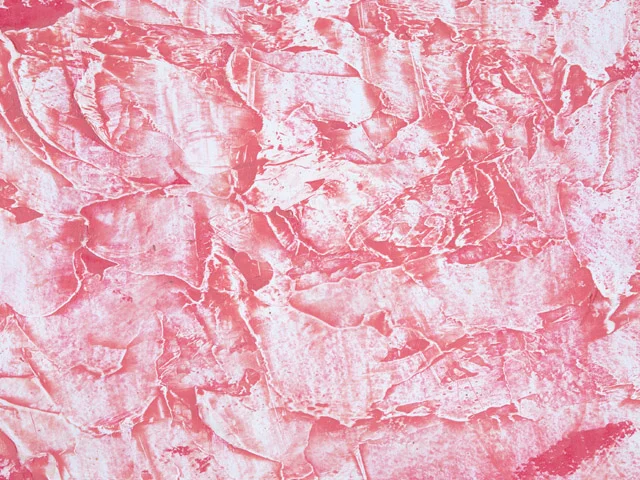 Pink Cracked Texture Impasto Palette Knife Rough Abstract