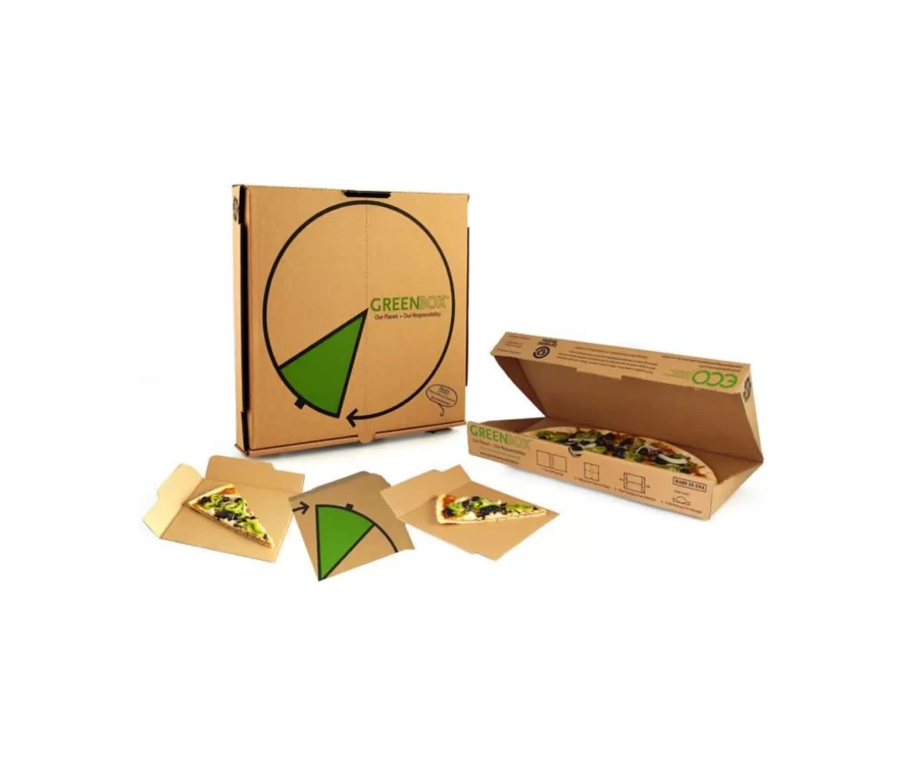 Pizza Greenbox Eco-friendly Brown Green