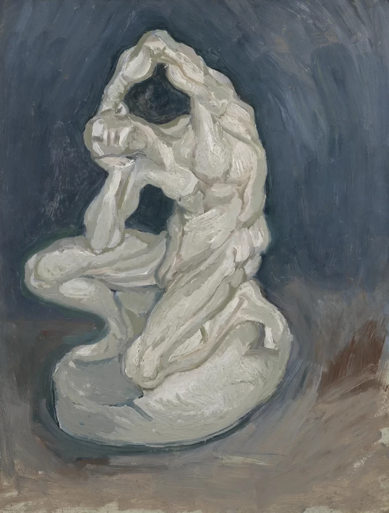 Plaster Model of a Kneeling Man Van Gogh