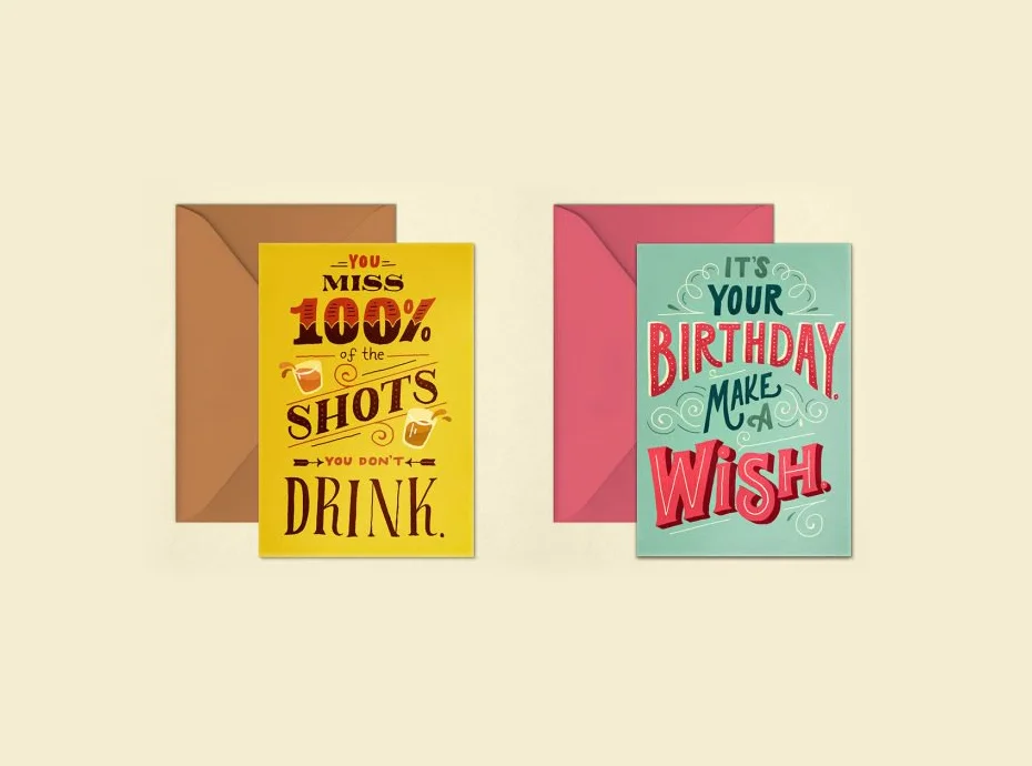 Playful Handwritten Colorful Decorative Whimsical Typography Design