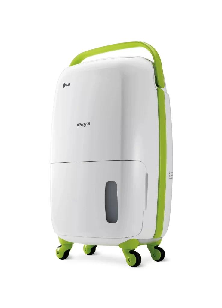 Portable Air Purifier White Green Modern Design