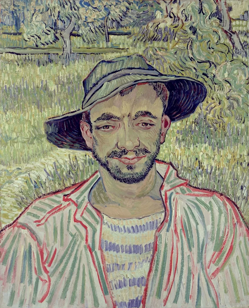 Portrait of a Young Peasant Van Gogh