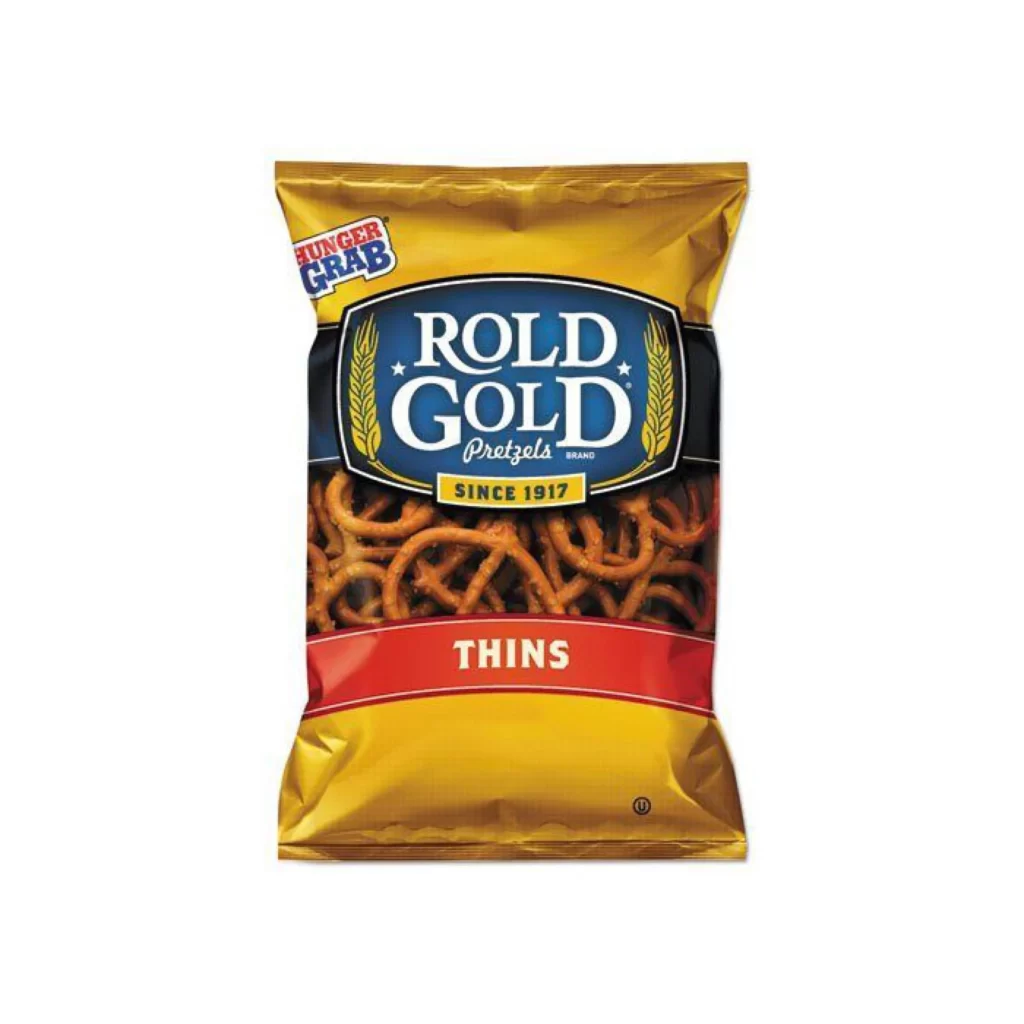 Pretzels Roldgold Yellow Red Blue