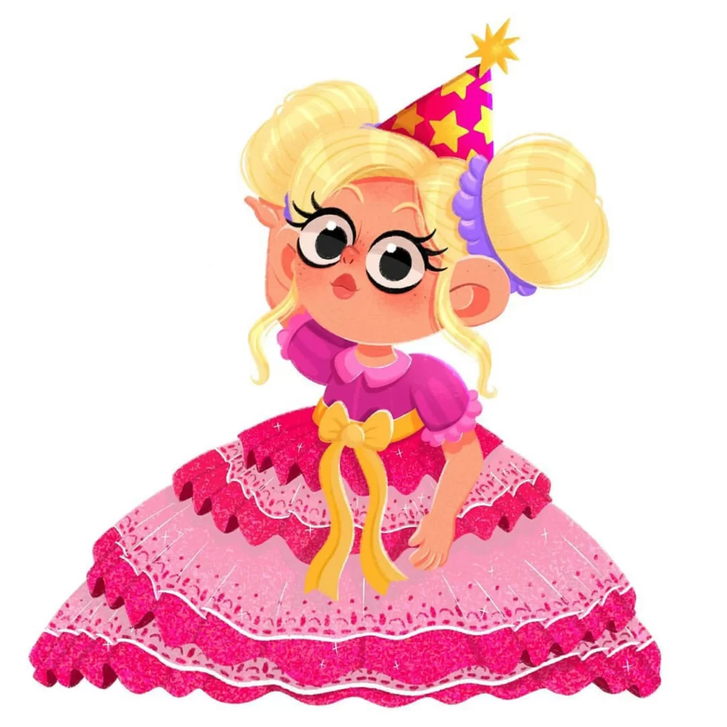 Princess Party Dress Party Hat Eleonore Pelluau