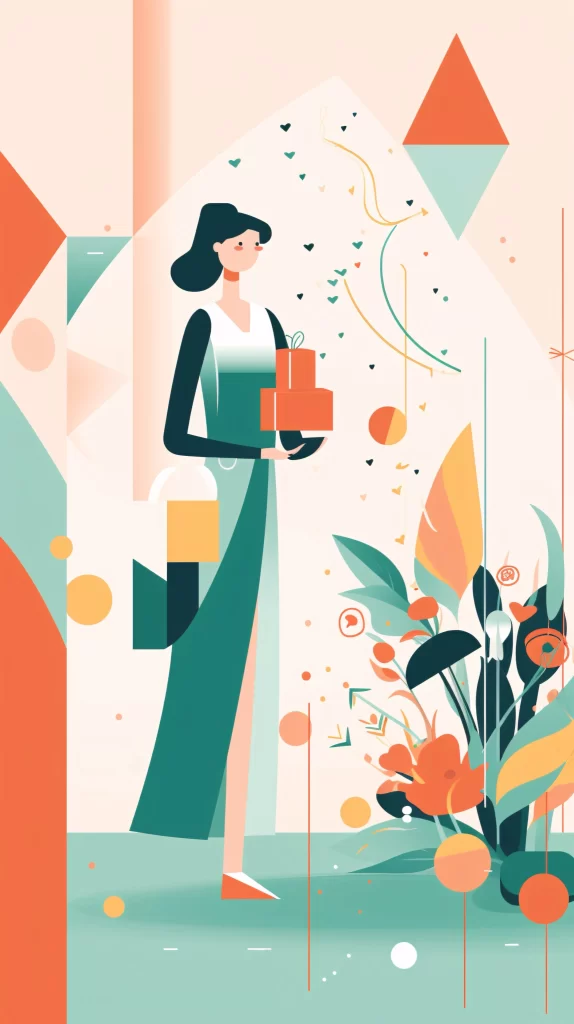 Professional Green Abstract Vector Illustration