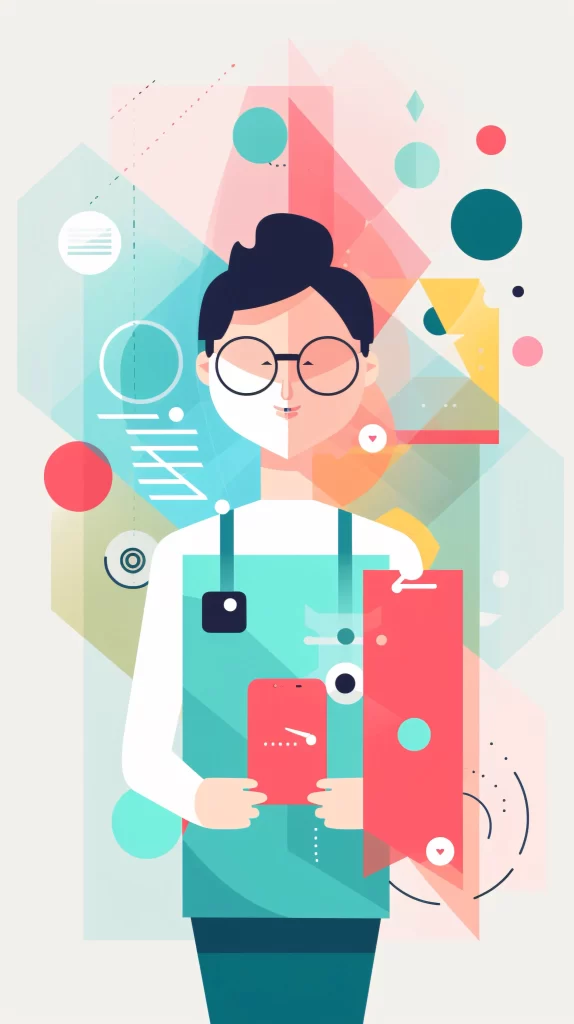 Professional Green Digital Abstract Flat