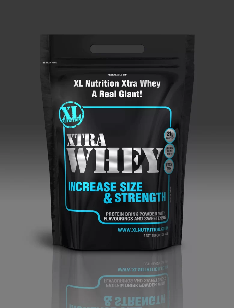 Protein Powder Black Blue Bold Nutrition Design