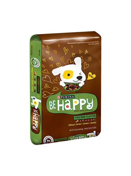 Purina Dog Food Chicken Brown Bag Illustration