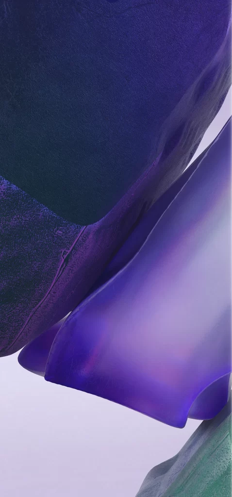 Purple and Green Abstract Waves