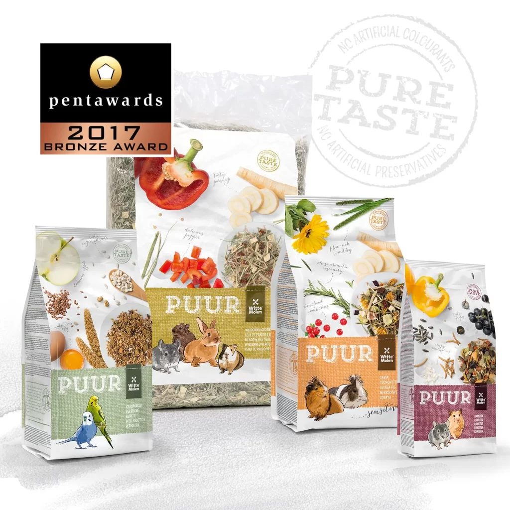 PUUR Pet Treats Natural Colorful Illustration