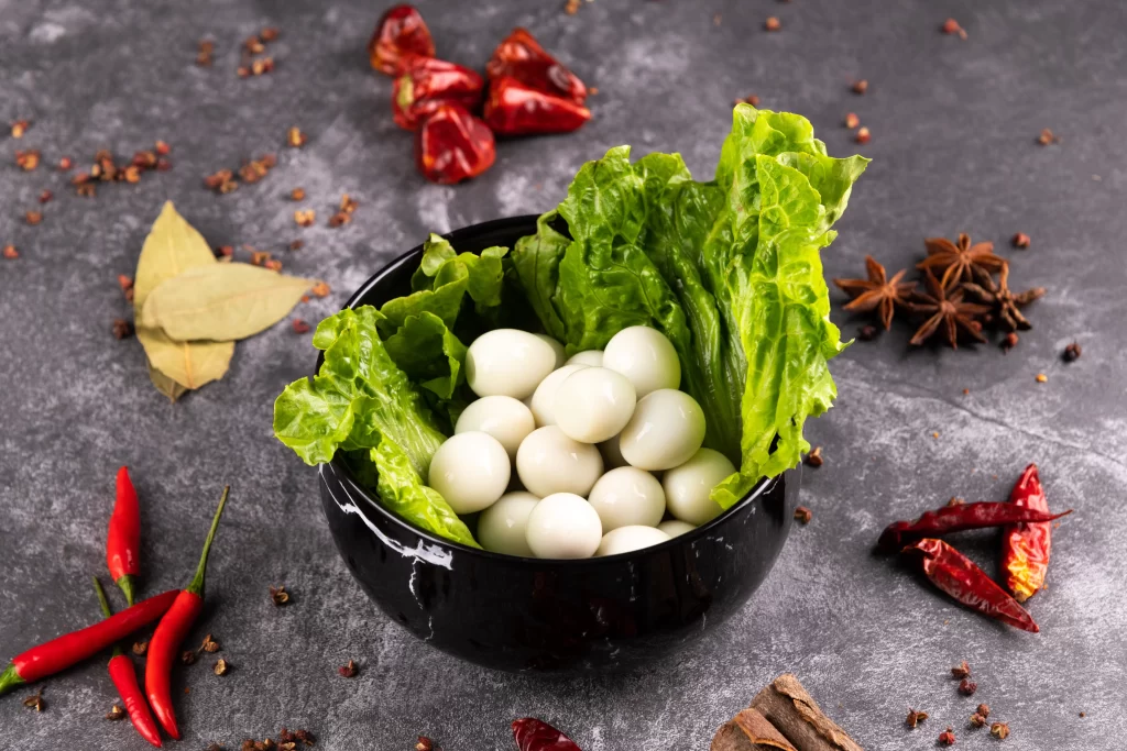 Quail Egg Chaoshan Hot Pot Beef