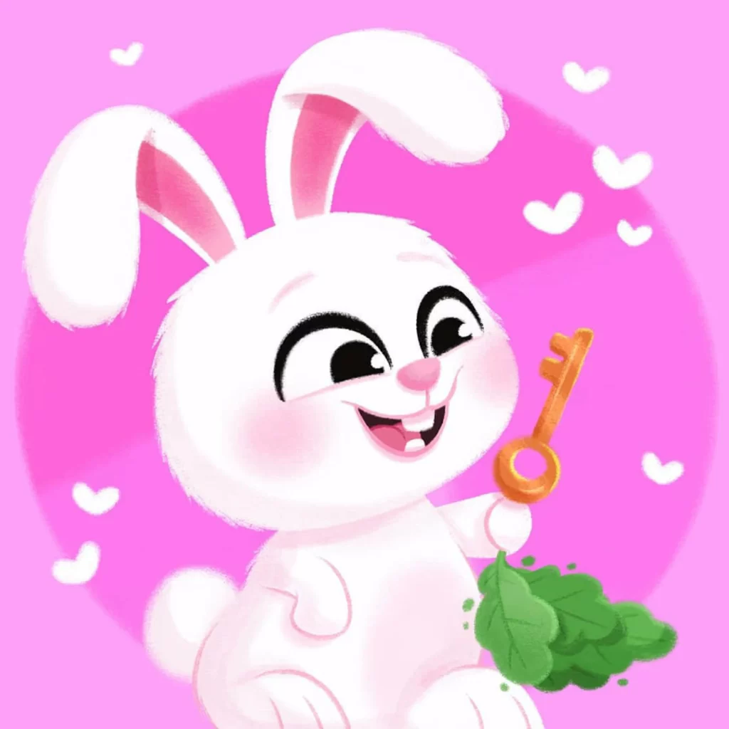 Rabbit Key Happiness Joyful Eleonore Pelluau
